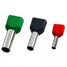 Ακροδέκτης Μύτης 2X6mm² Πράσινο (Συσκ. 100τεμ.) TE6014 